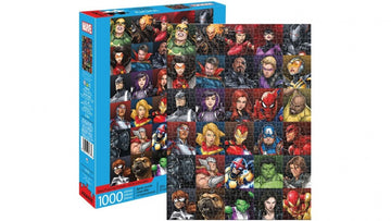 Aquarius Marvel Heroes Collage 1000 Piece Puzzle